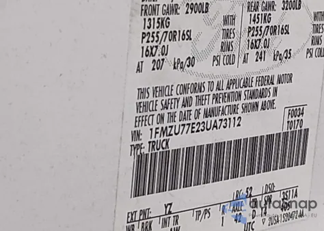 2003 Ford Explorer Sport Trac Xls/Xlt z USA, uszkodzony, nr VIN 1FMZU77E23UA73112